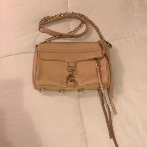 Rebecca Minkoff Mini Mac Crossbody gold hardware